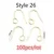 Style26 100pcs-X6KQ