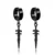 Black B Ear clip-8F3H