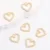 gold heart 10pcs-W022