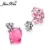 Pink Opal Earrings-AX53