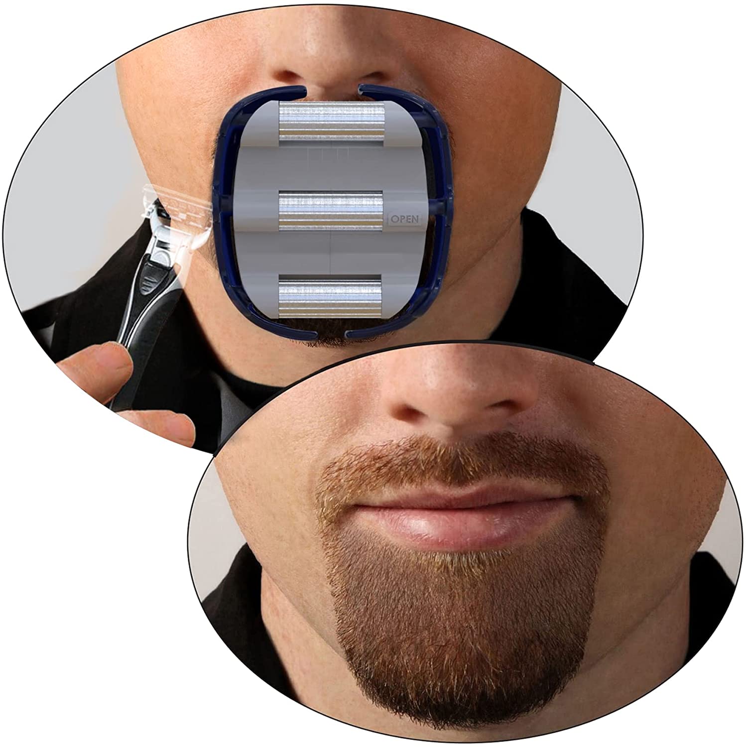 Mens Goatee Shaving Template  Create a Perfectly Shaped Goatee